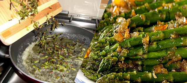 Sarmaşık Kavurması (Kuşkonmaz Kavurması)